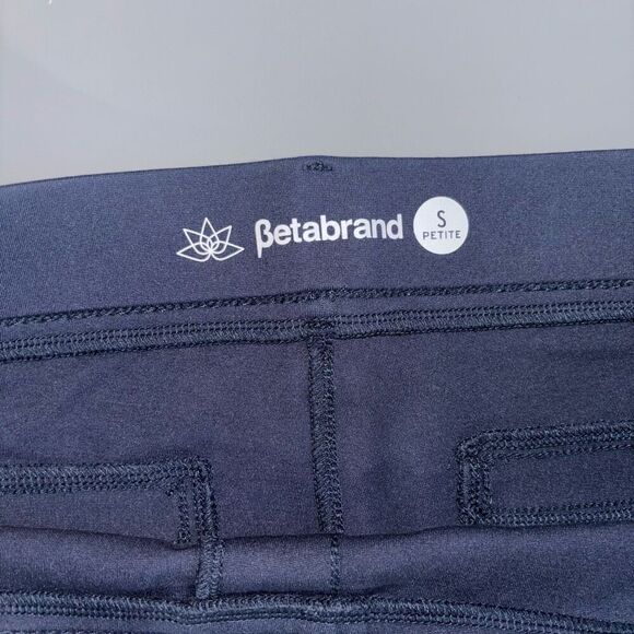 Betabrand Classic Dress Pant Yoga Pant Bootcut blue size small petite - Picture 6 of 11
